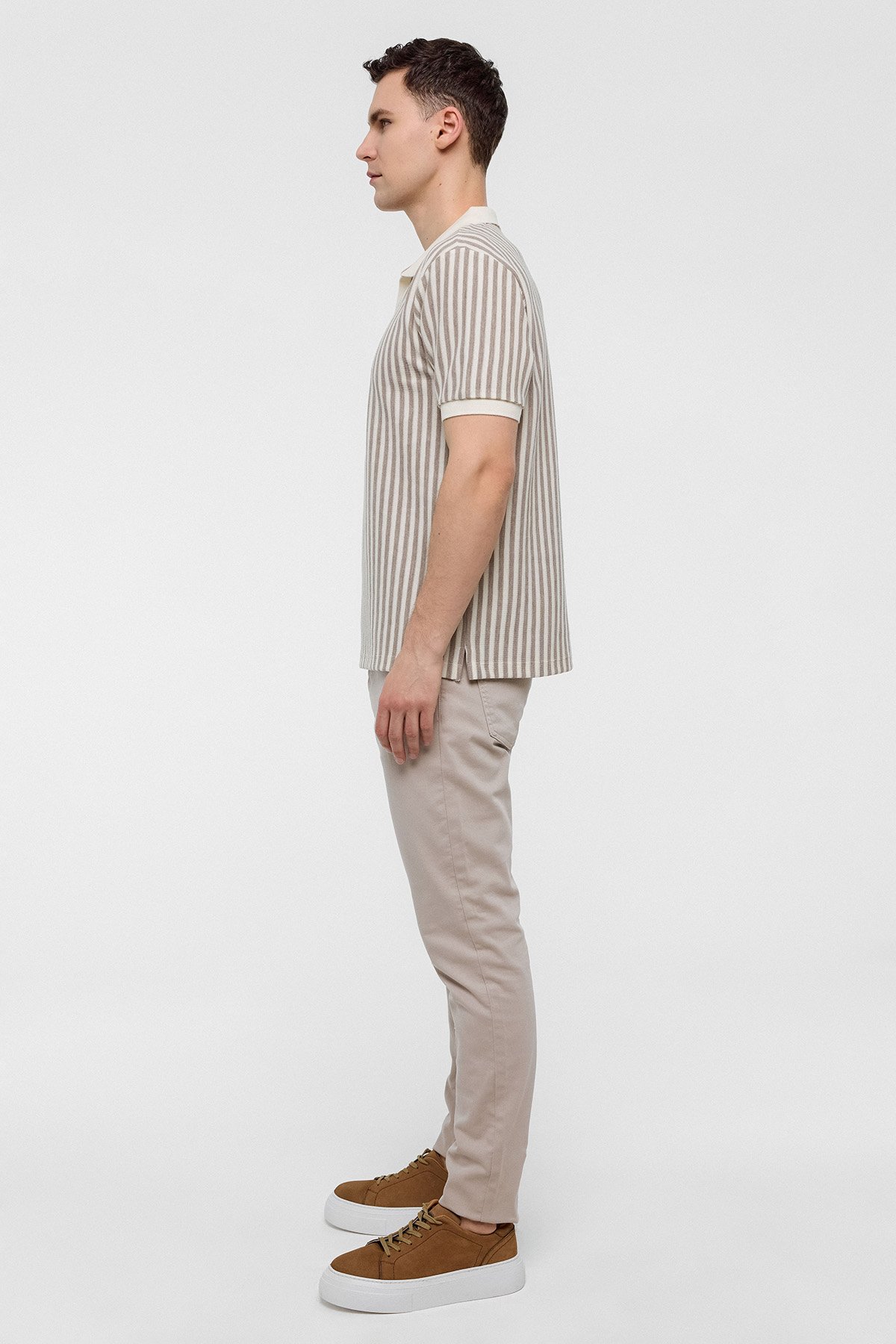 REGULAR FIT DÜĞMESİZ POLO YAKA TSHIRT