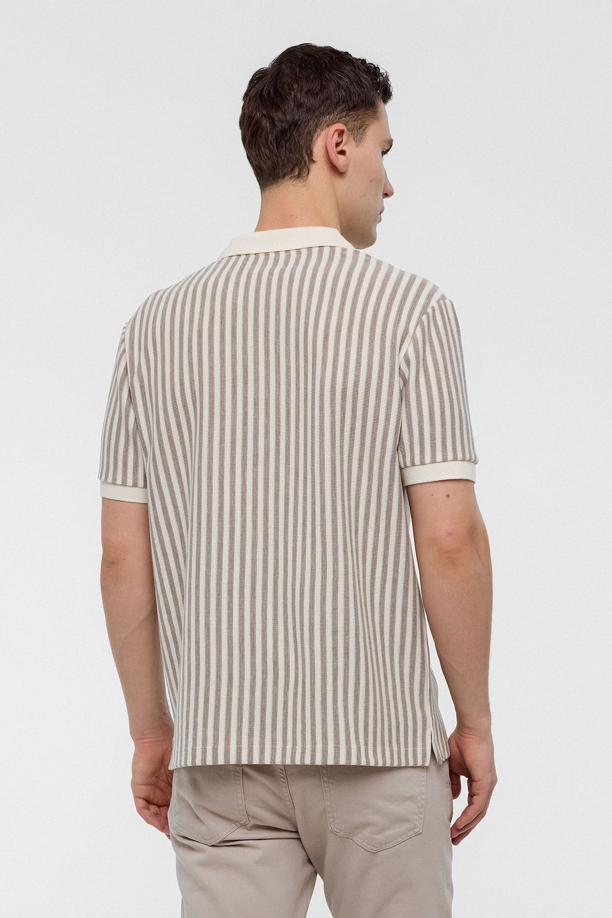 REGULAR FIT DÜĞMESİZ POLO YAKA TSHIRT