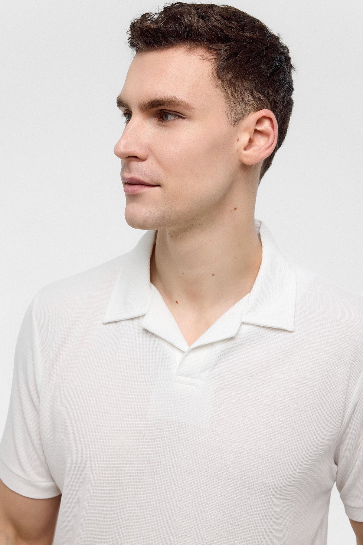 REGULAR FIT DÜĞMESİZ POLO YAKA TSHIRT