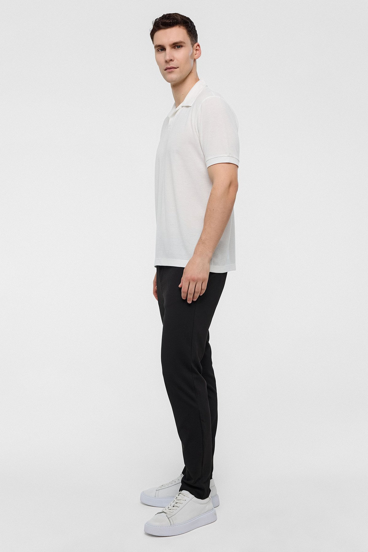 REGULAR FIT DÜĞMESİZ POLO YAKA TSHIRT