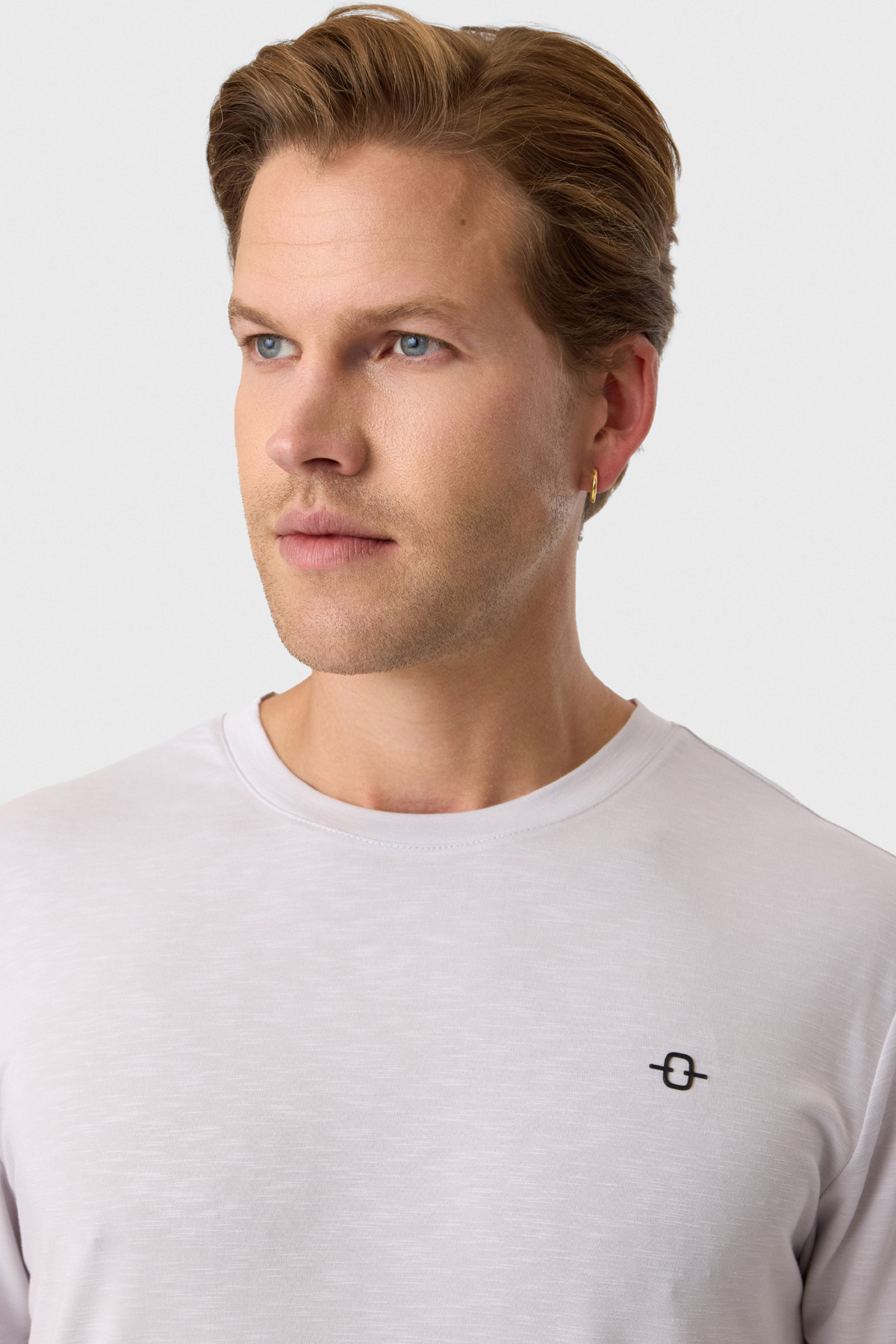 Regular Fit Gri Basic Tişört