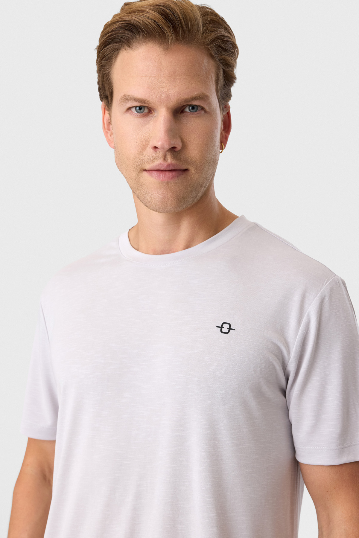Regular Fit Gri Basic Tişört
