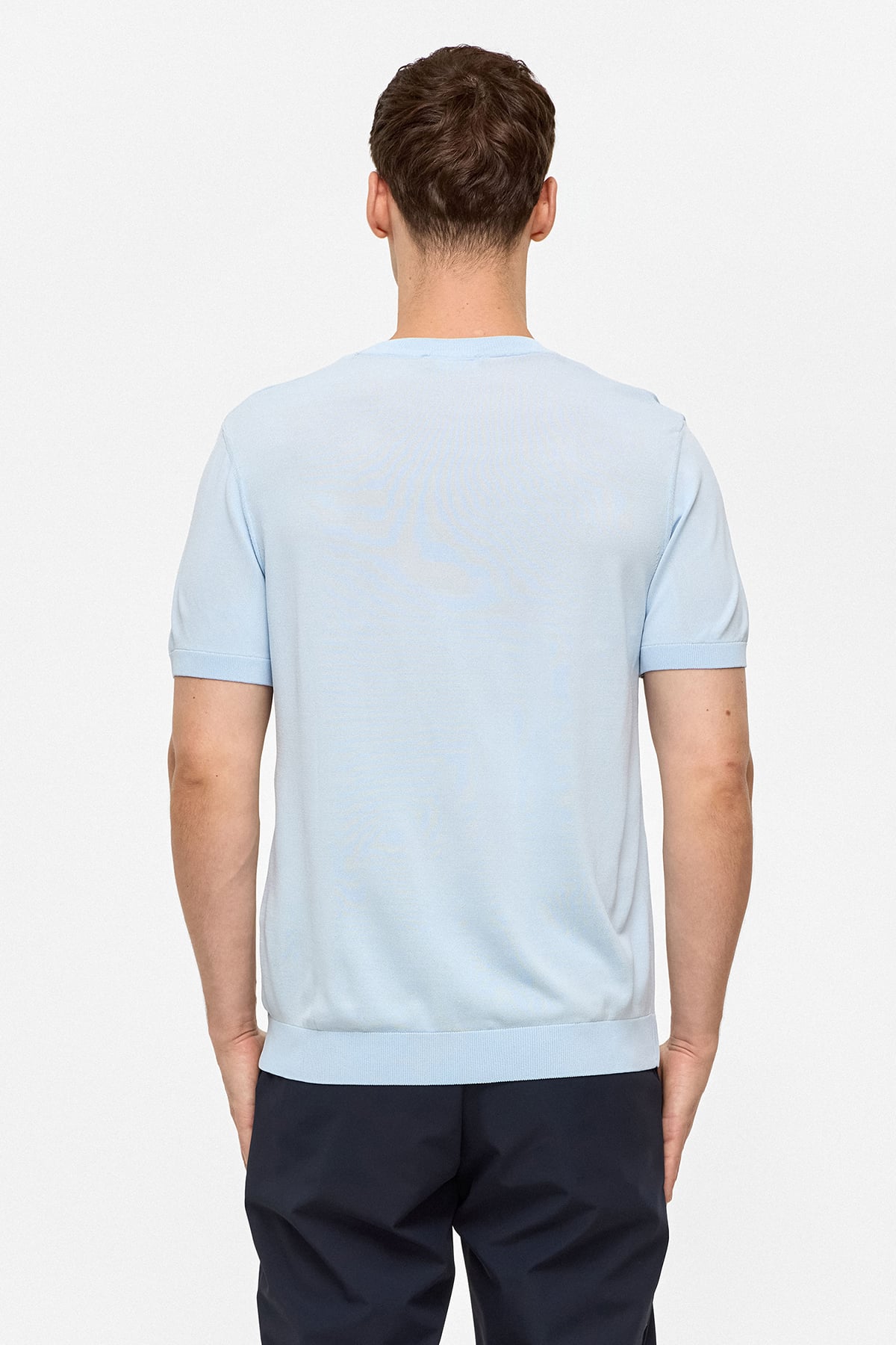 REGULAR FIT KISA KOL TRİKO TSHIRT