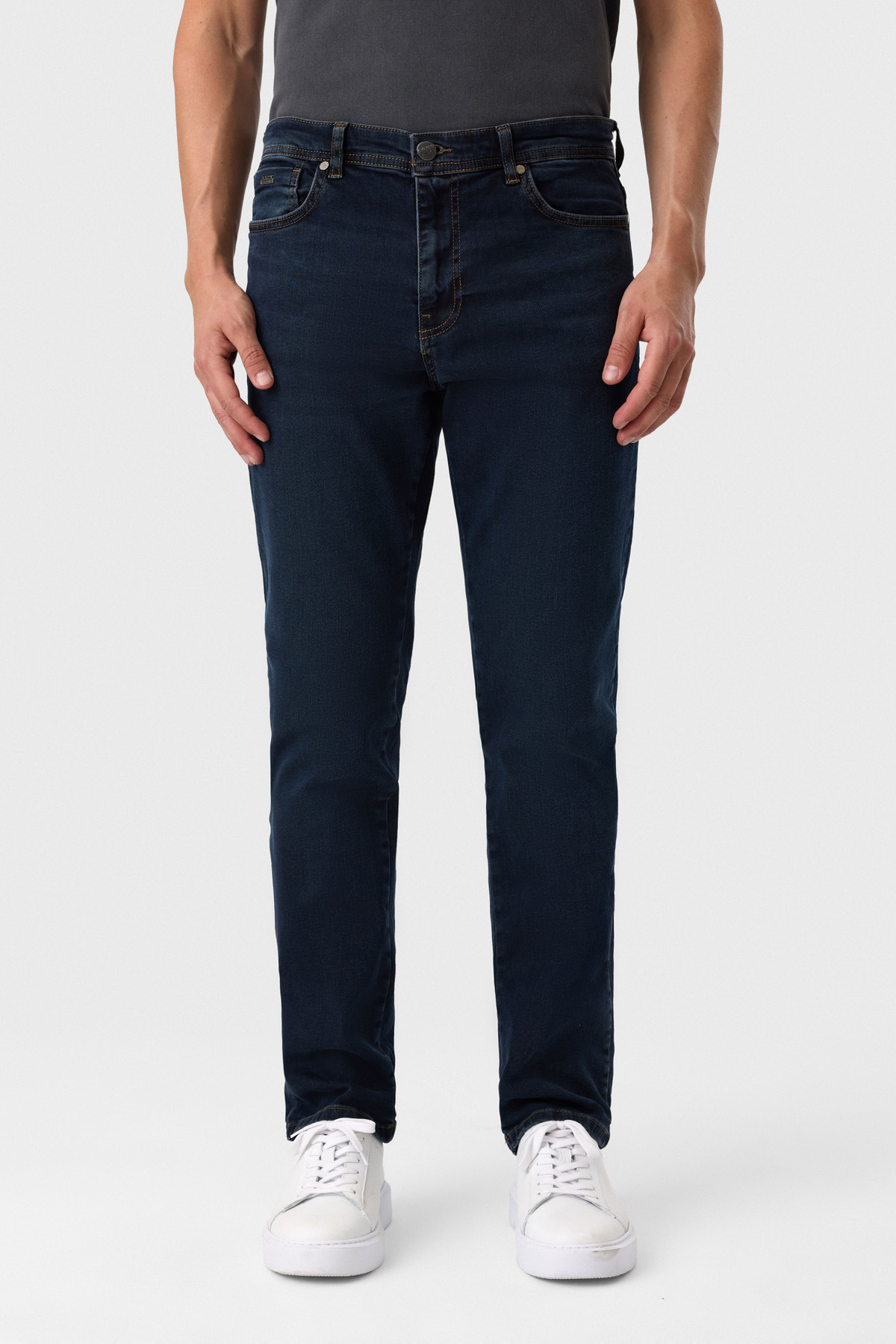 Regular Fit Koyu Lacivert Denim
