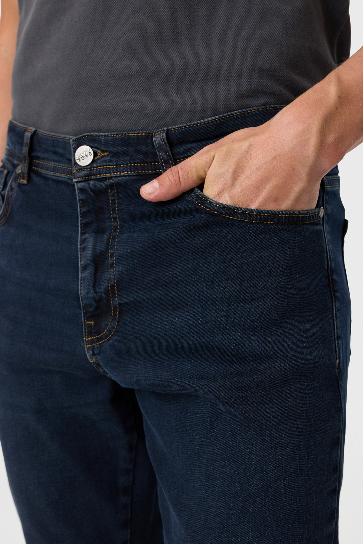Regular Fit Koyu Lacivert Denim