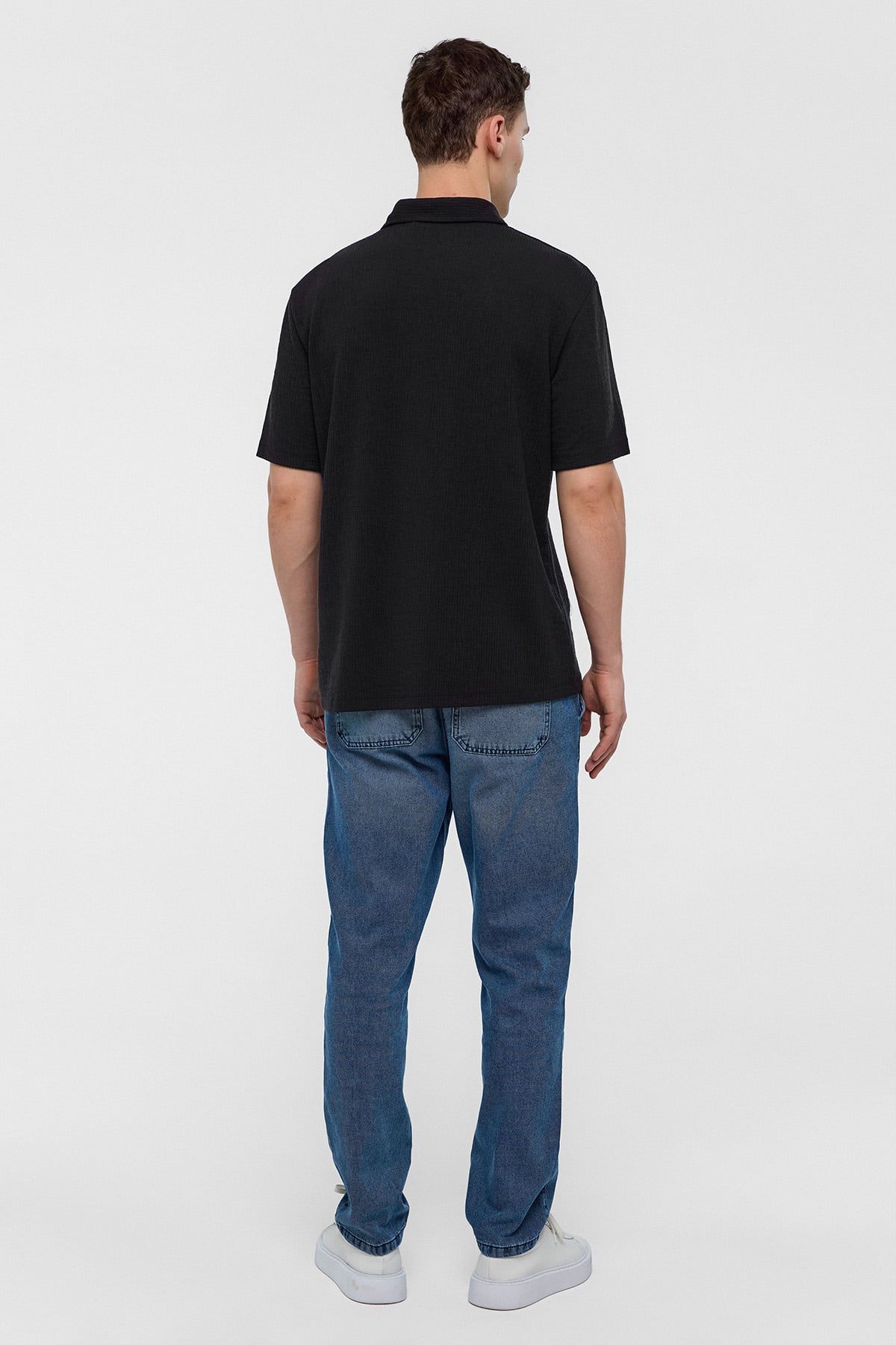 REGULAR FIT ÖRME GÖMLEK