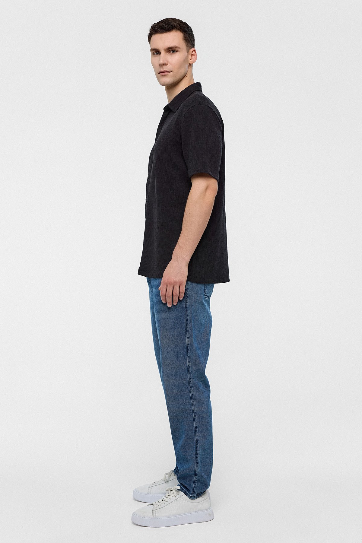 REGULAR FIT ÖRME GÖMLEK