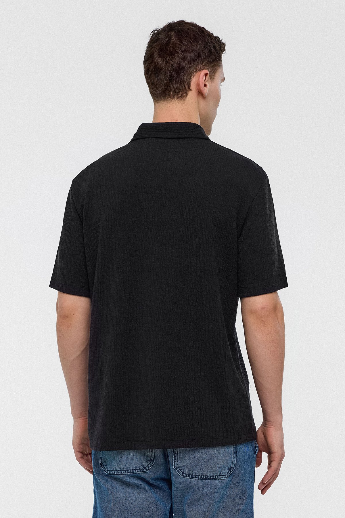 REGULAR FIT ÖRME GÖMLEK