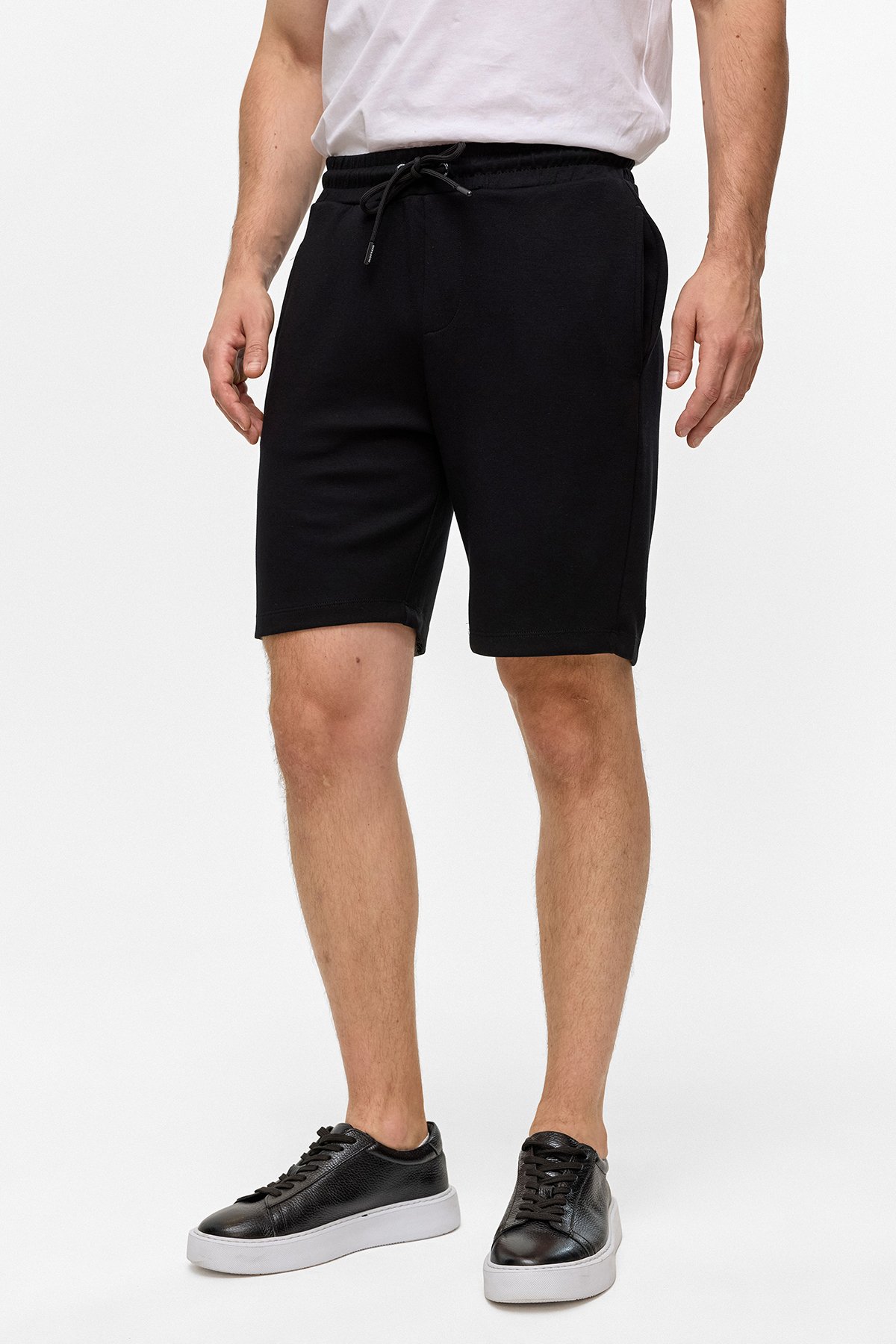 REGULAR FIT ÖRME ŞORT