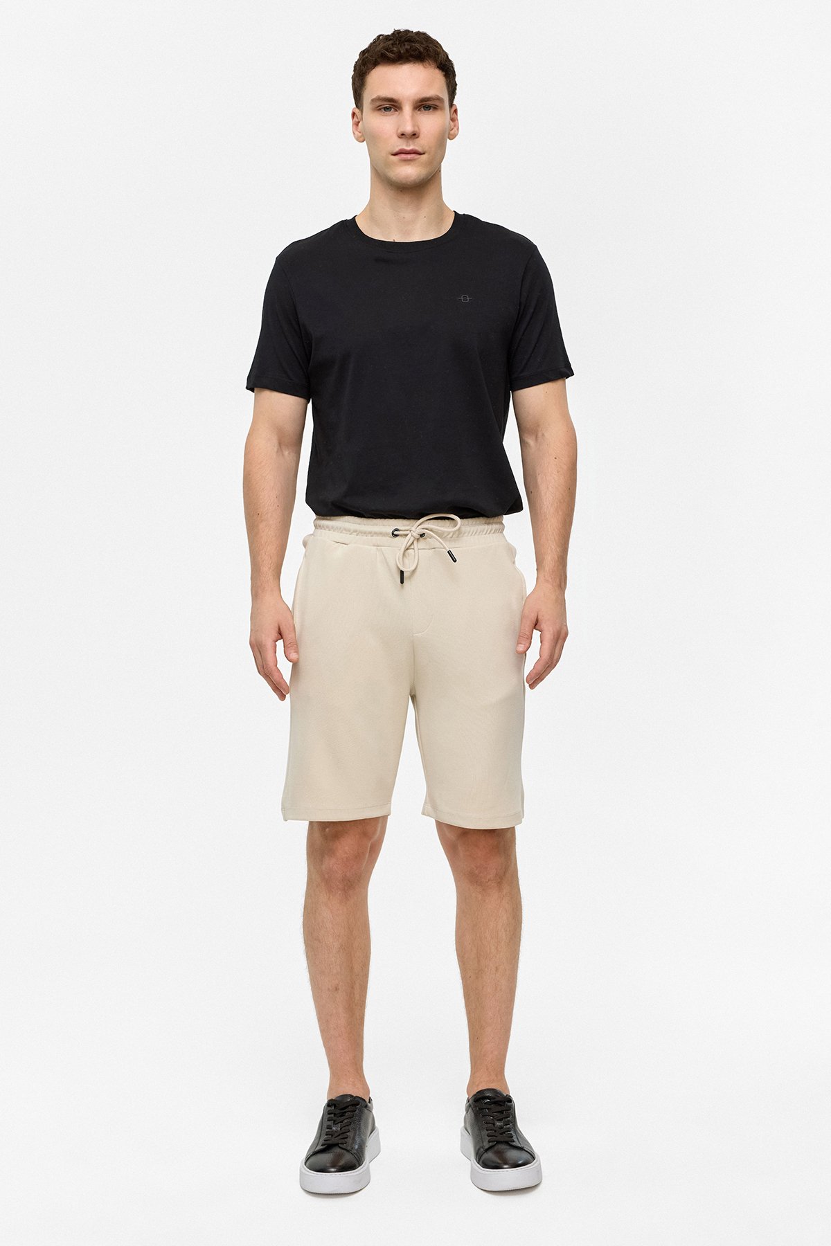 REGULAR FIT ÖRME ŞORT