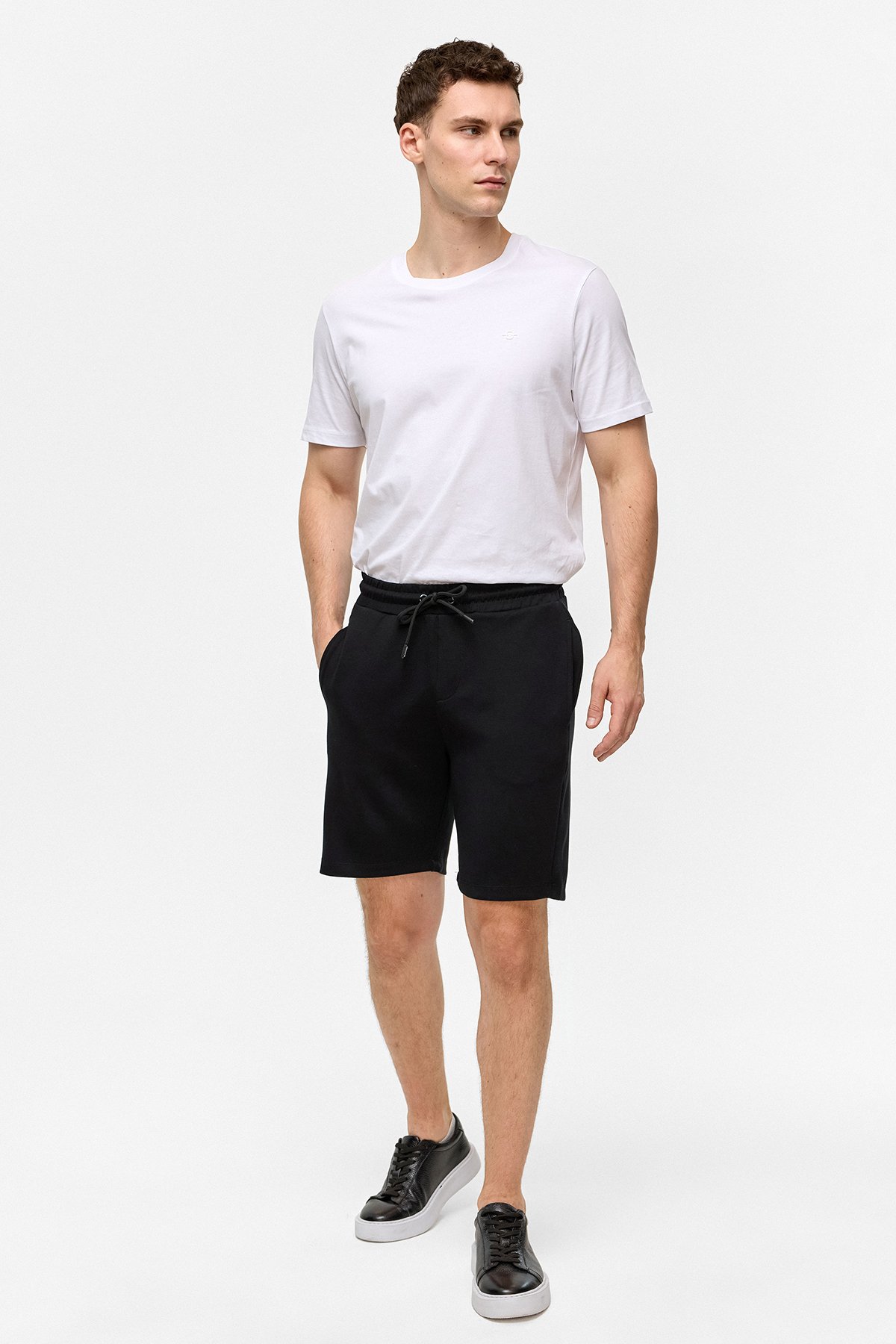 REGULAR FIT ÖRME ŞORT