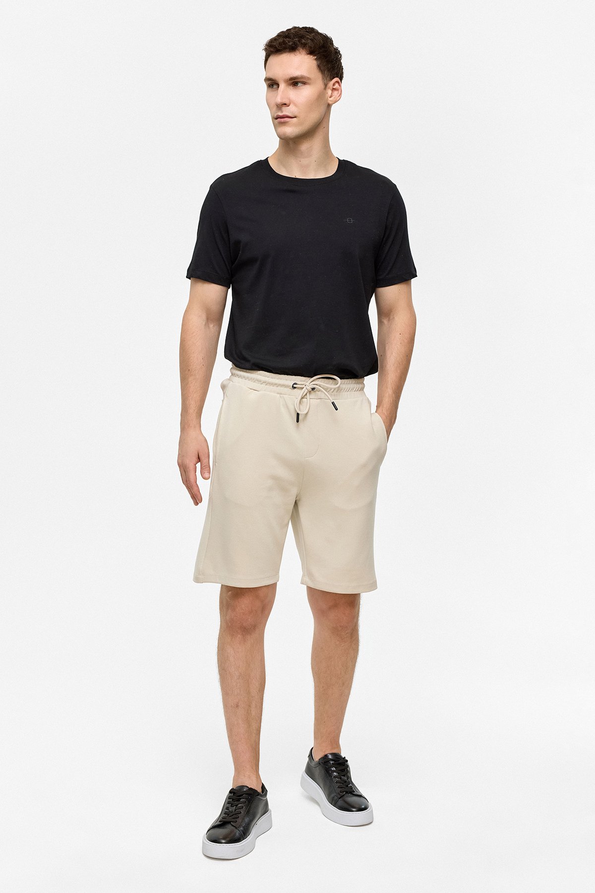 REGULAR FIT ÖRME ŞORT