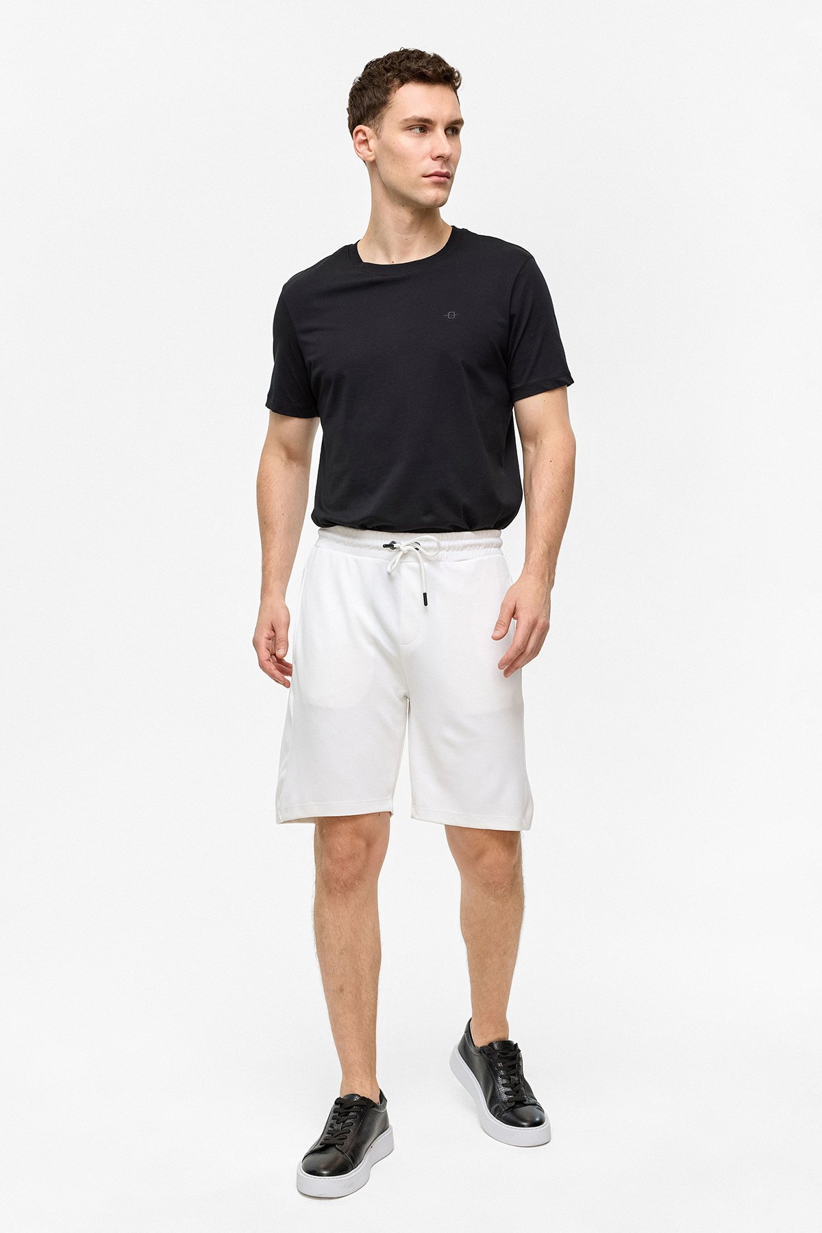 REGULAR FIT ÖRME ŞORT