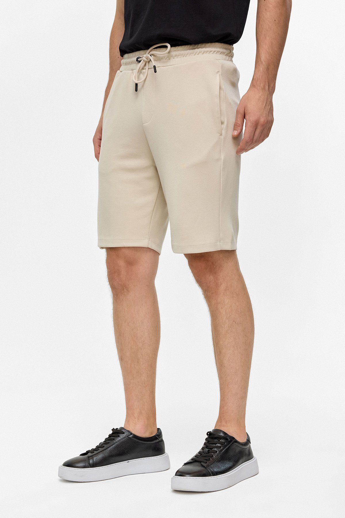 REGULAR FIT ÖRME ŞORT