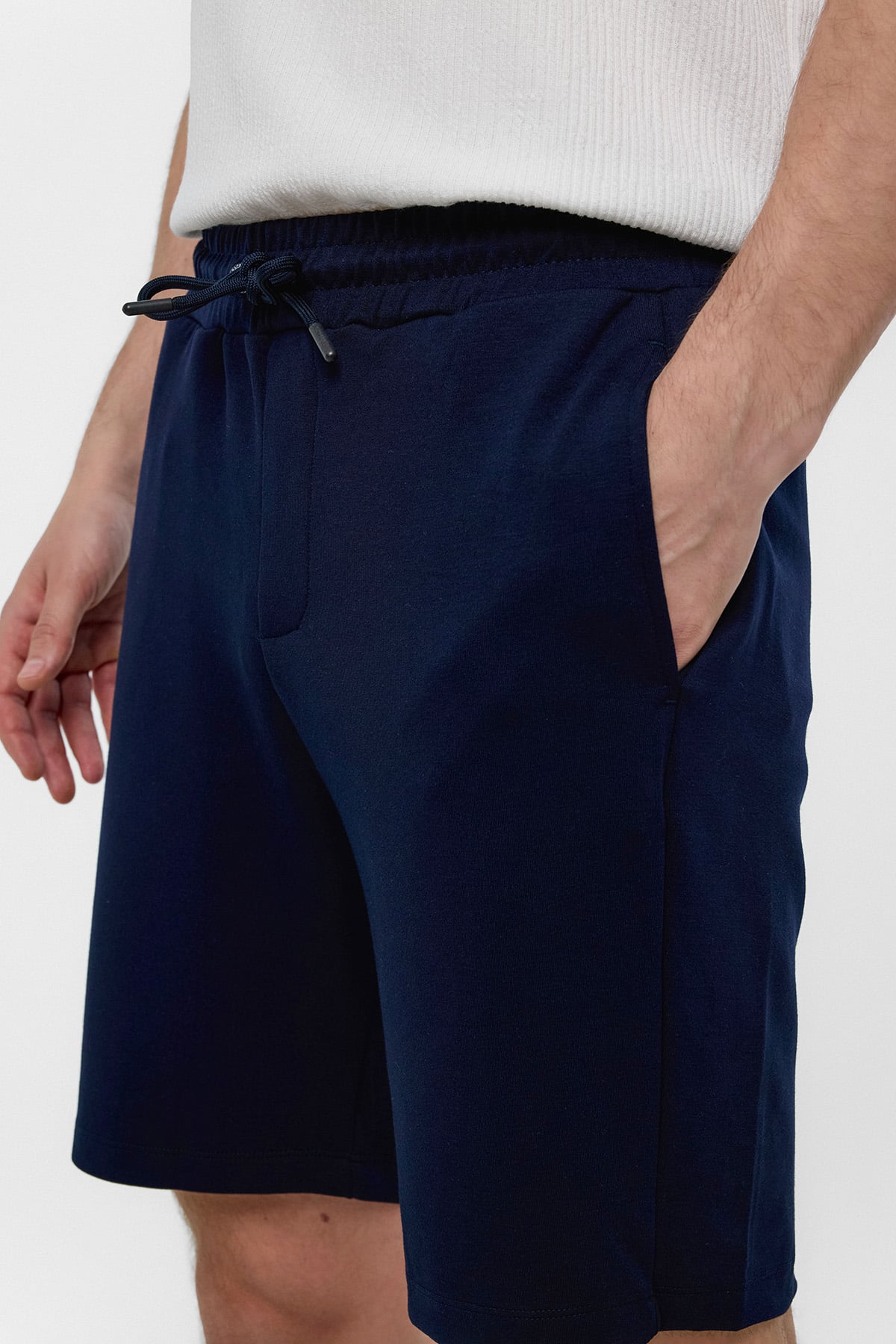 REGULAR FIT ÖRME ŞORT
