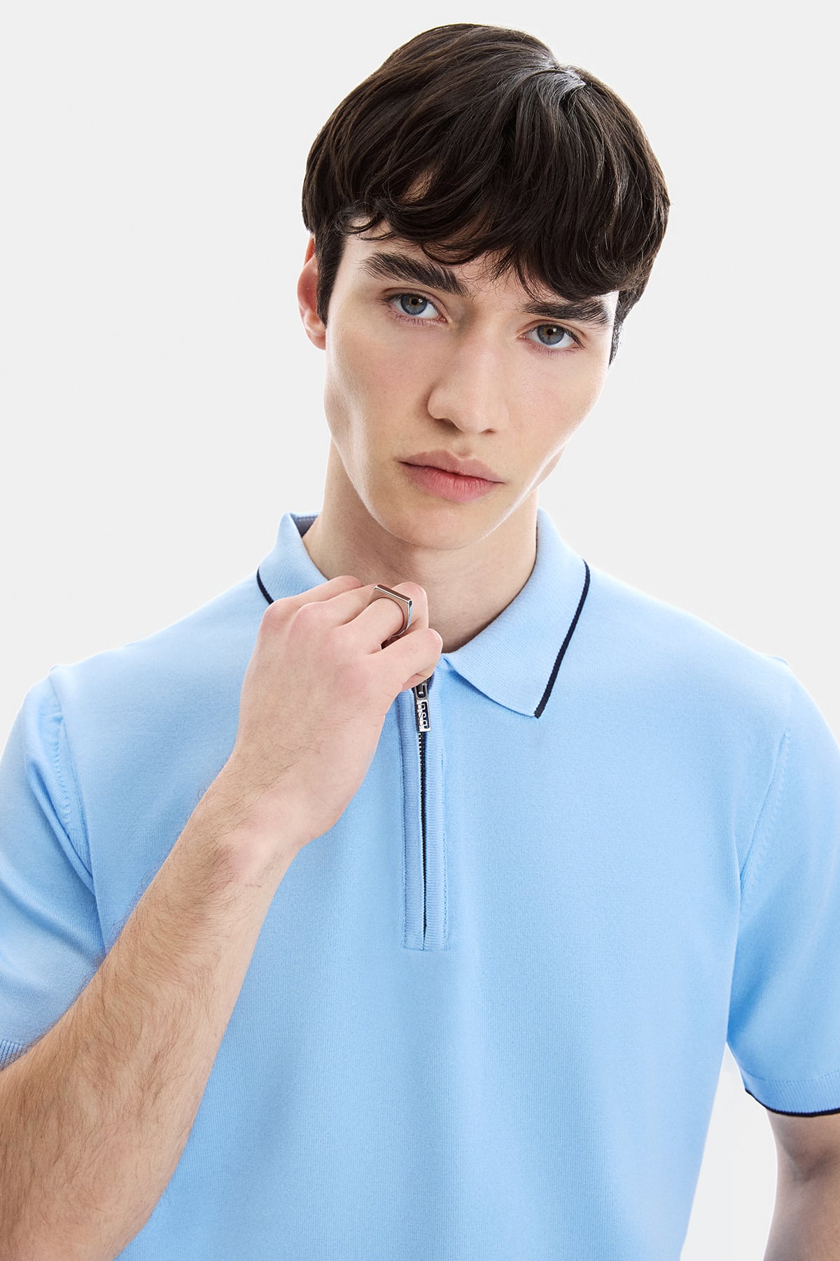 REGULAR FIT ÖRME TRIKO