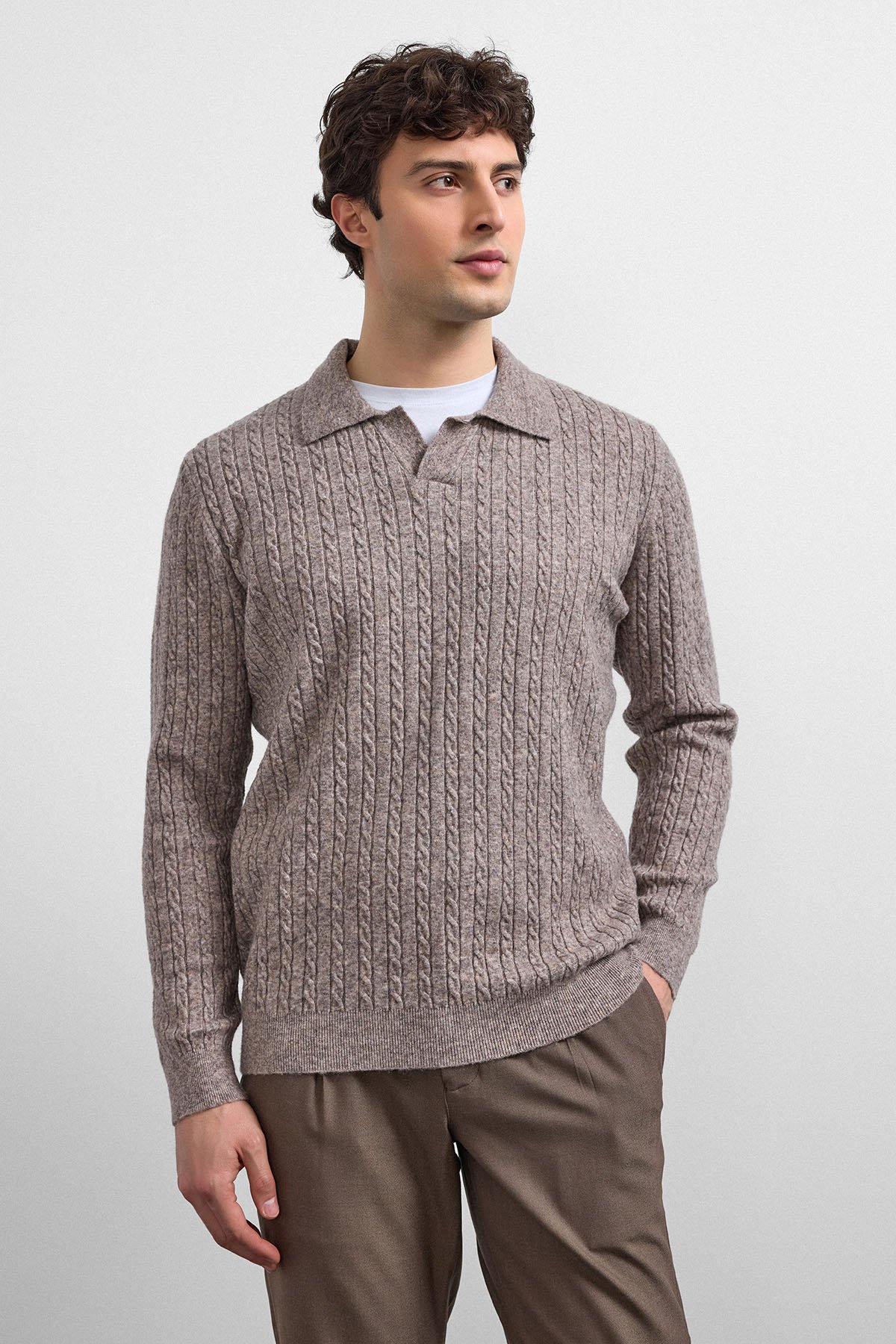 REGULAR FIT POLO YAKA TRIKO KAZAK