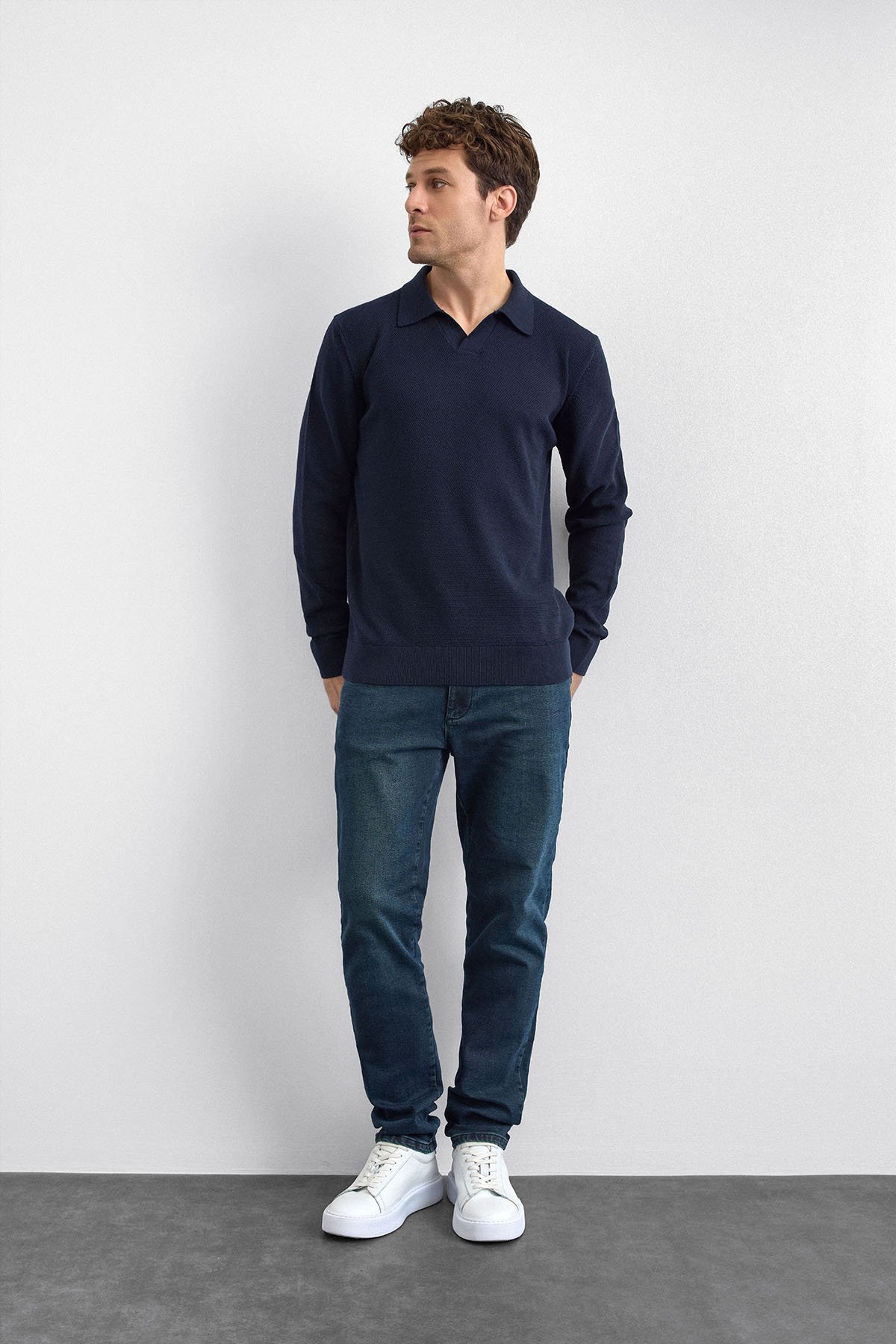 REGULAR FIT POLO YAKA TRIKO KAZAK