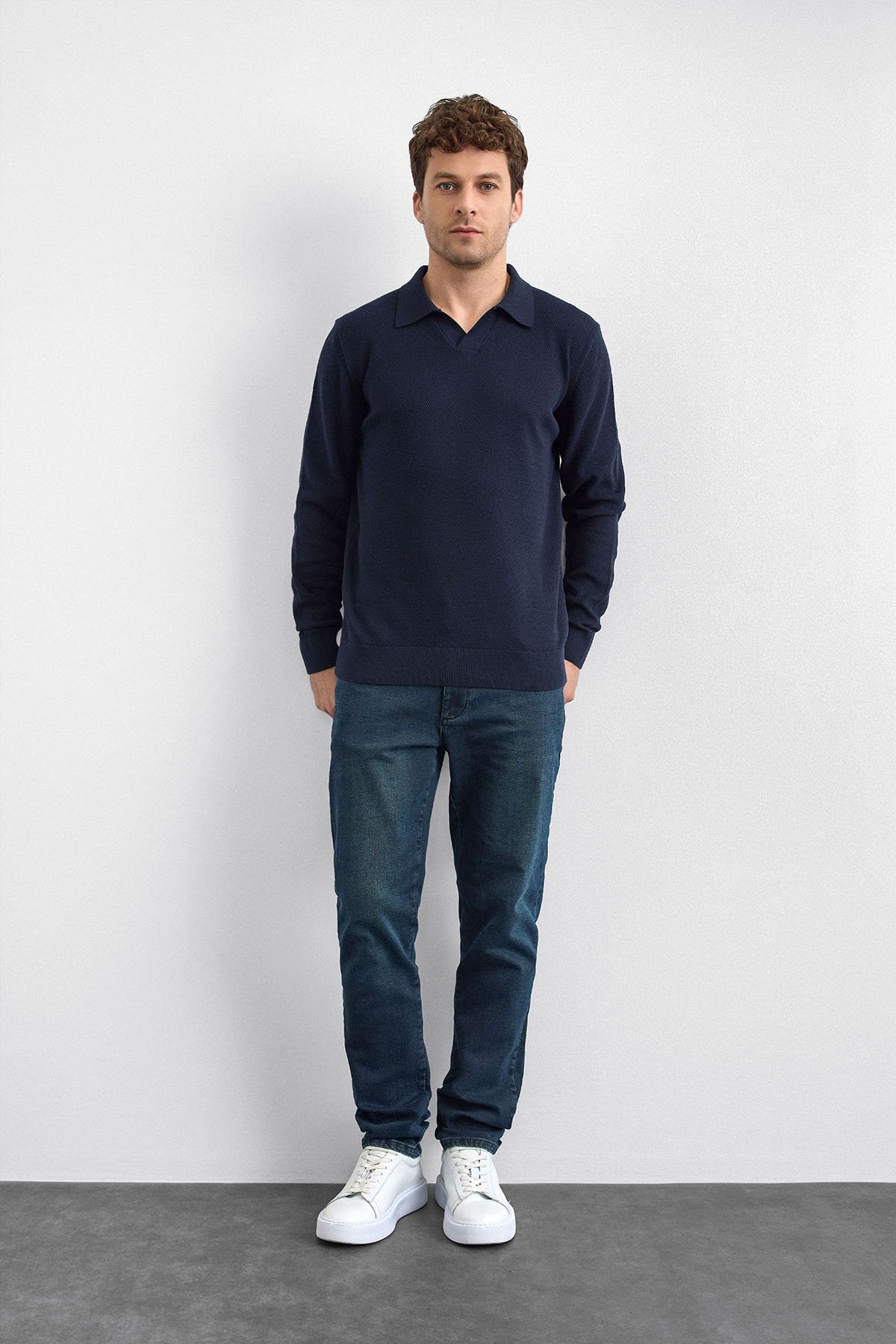 REGULAR FIT POLO YAKA TRIKO KAZAK