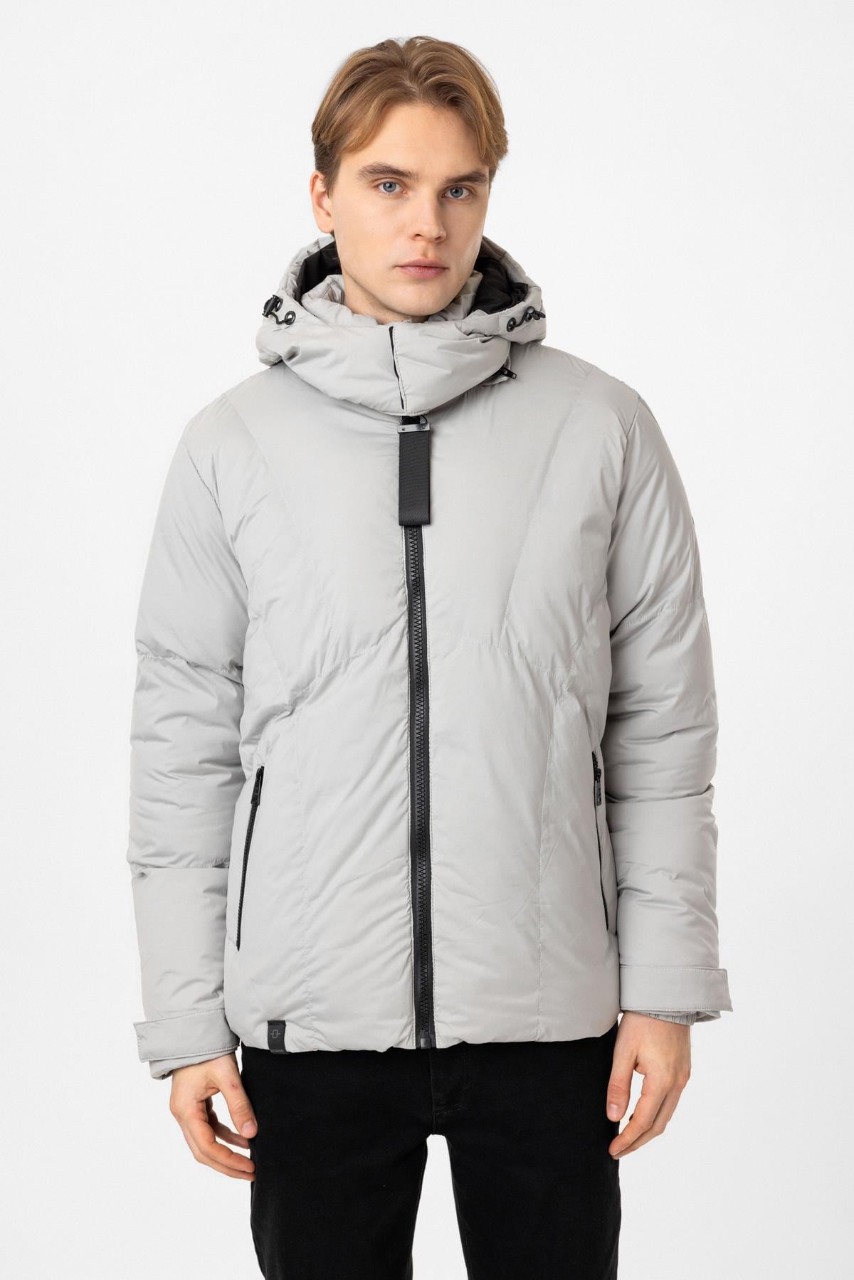 Regular Fit Puffer Kapüşonlu Mont