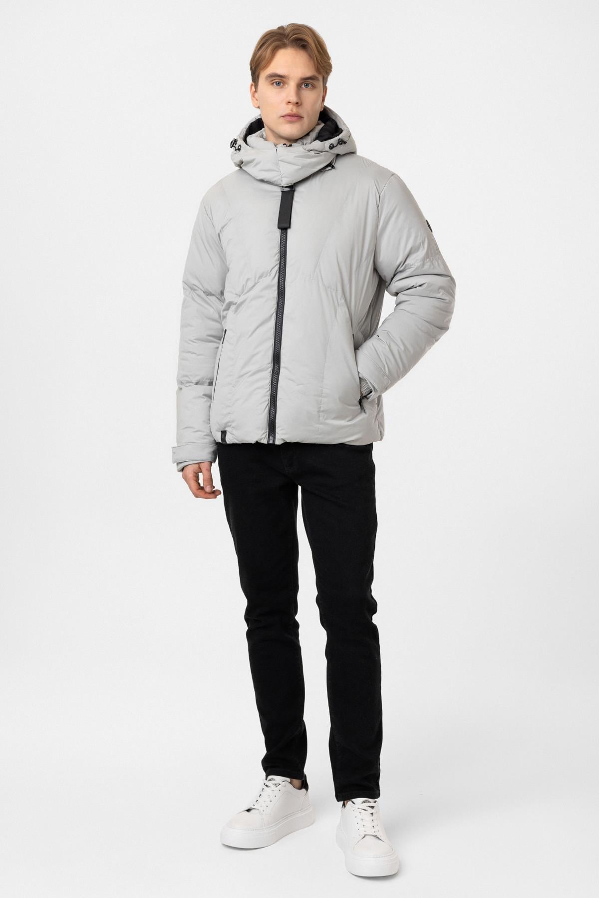 Regular Fit Puffer Kapüşonlu Mont
