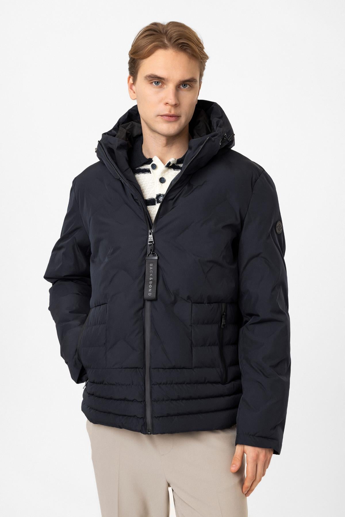 Regular Fit Puffer Kapüşonlu Mont