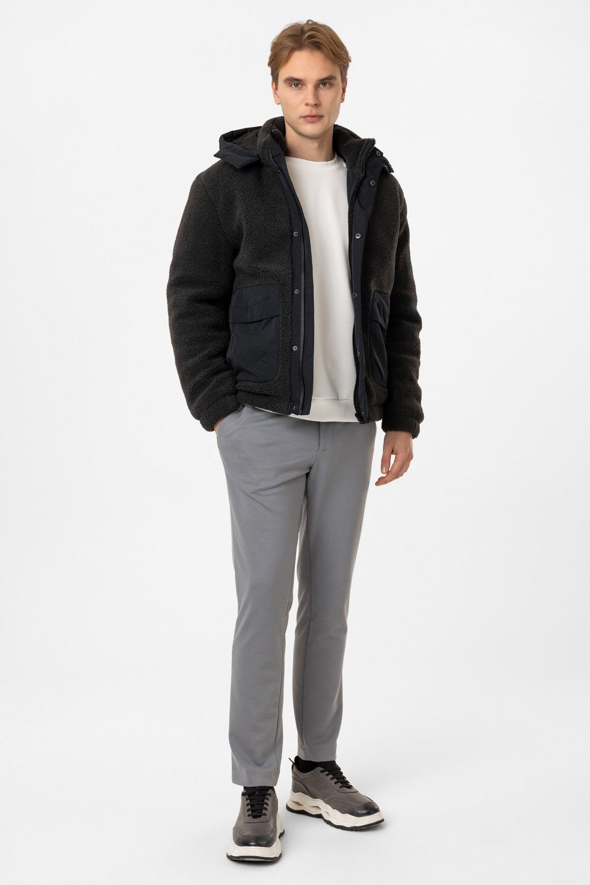 Regular Fit Puffer Kapüşonlu Mont