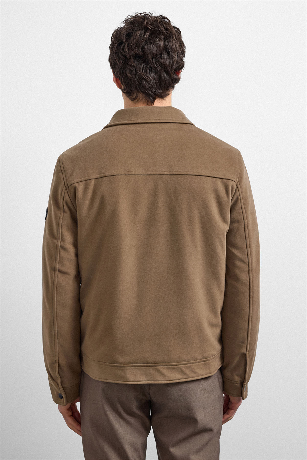 REGULAR FIT SÜET MONT