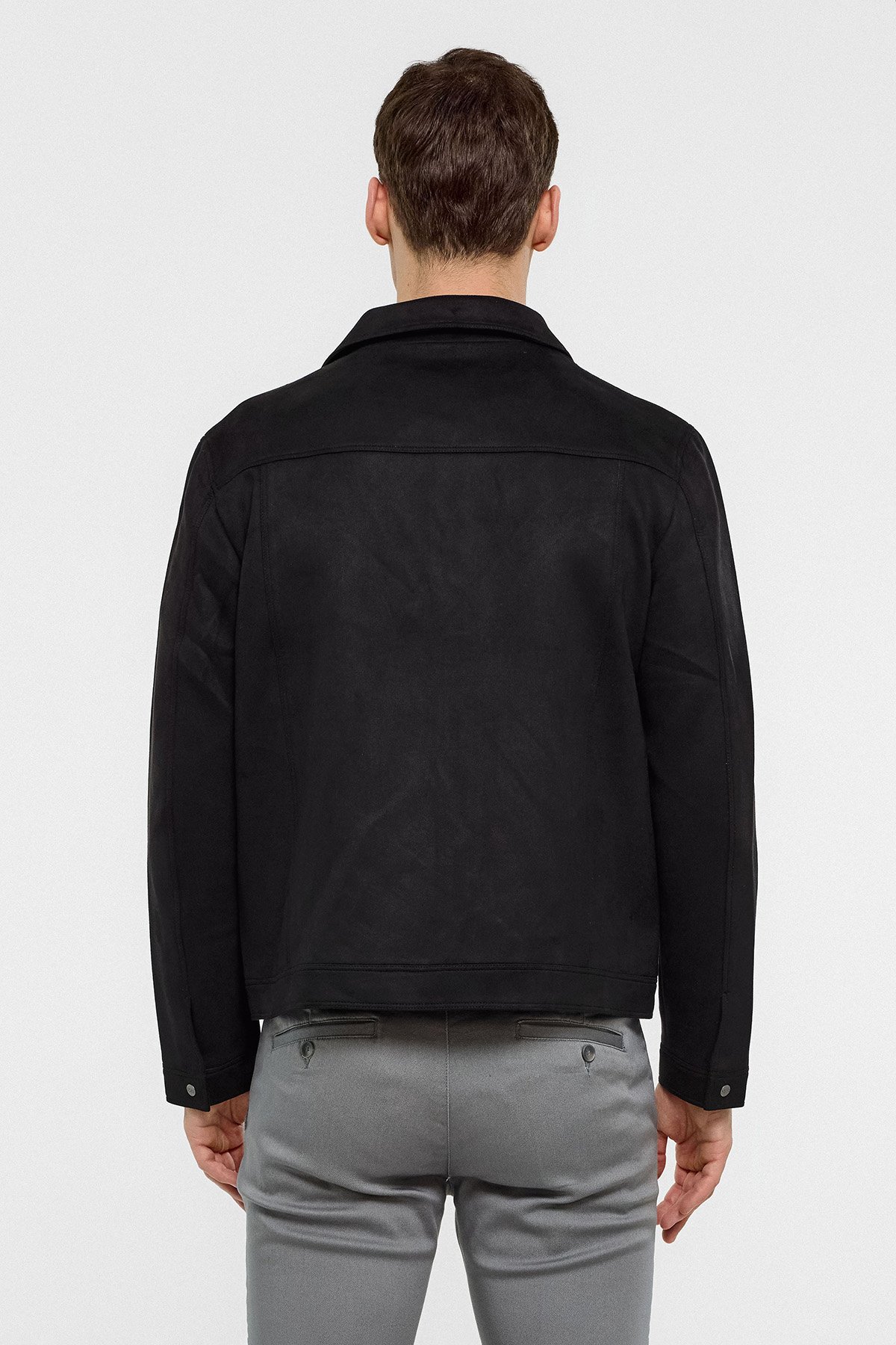 REGULAR FIT SÜET MONT
