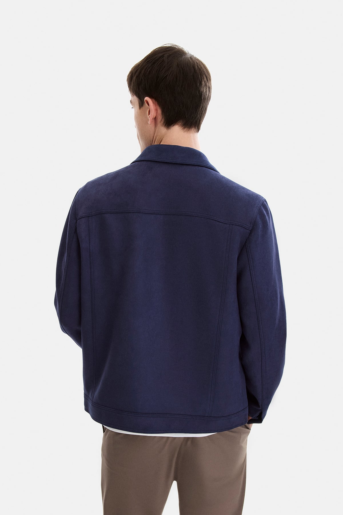 REGULAR FIT SÜET MONT