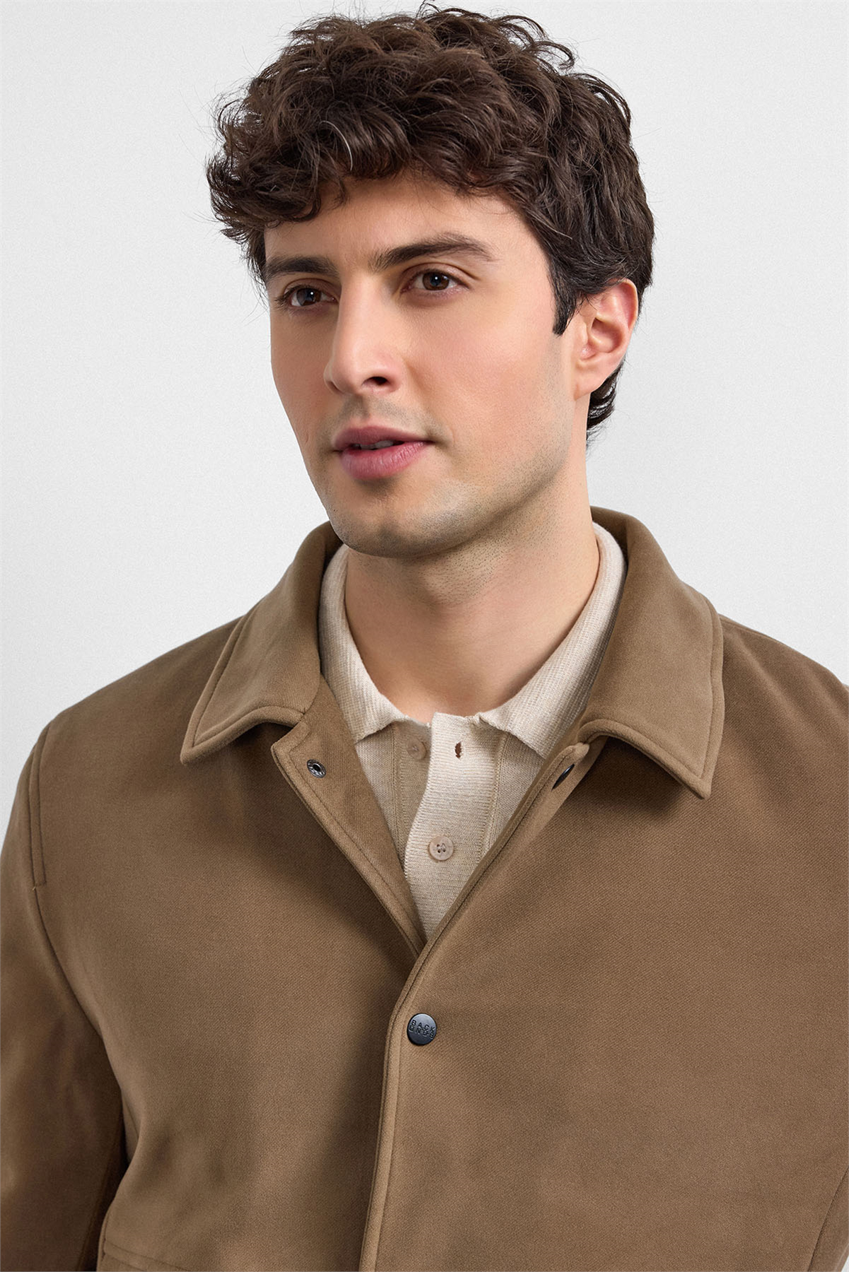 REGULAR FIT SÜET MONT