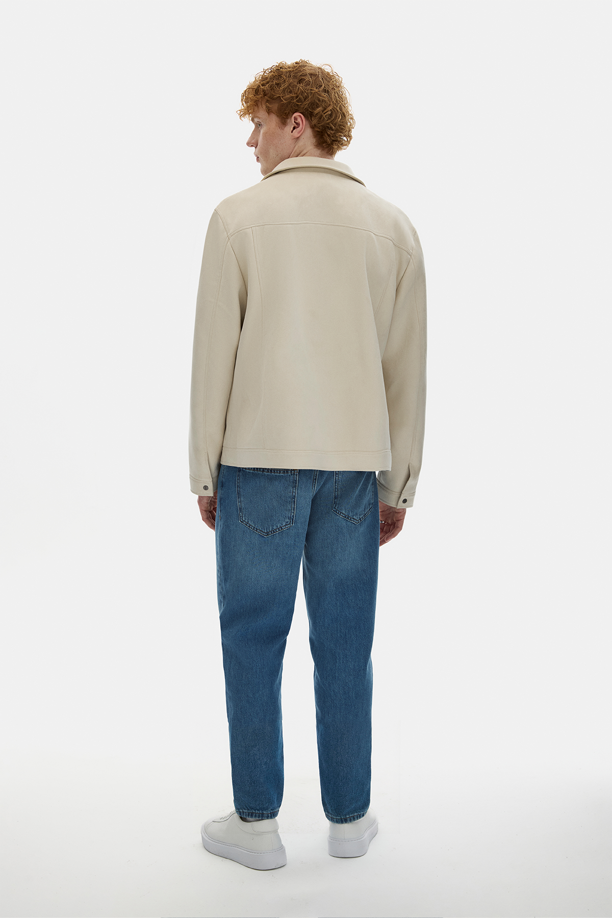 REGULAR FIT SÜET MONT