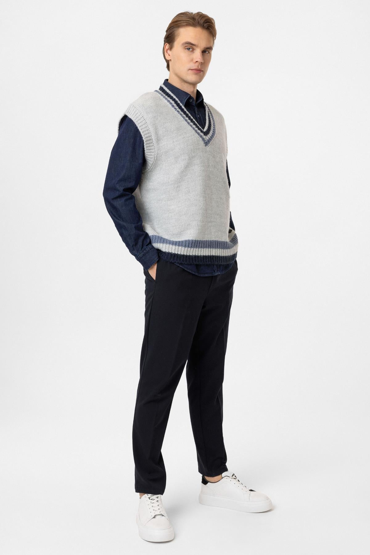 Regular Fit Süveter Triko