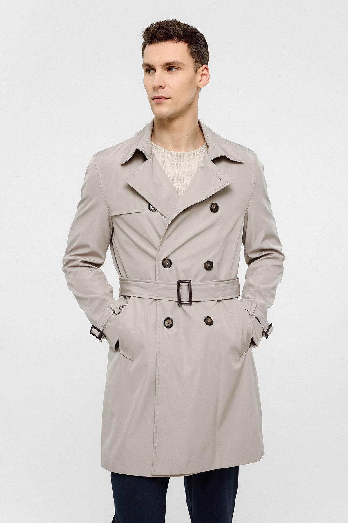 REGULAR FIT TRENÇKOT