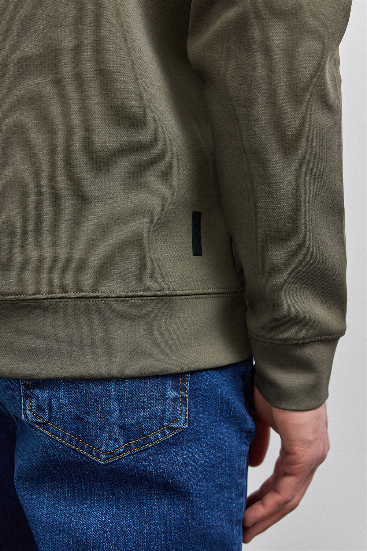 REGULAR FIT YARIM FERMUARLI SWEAT
