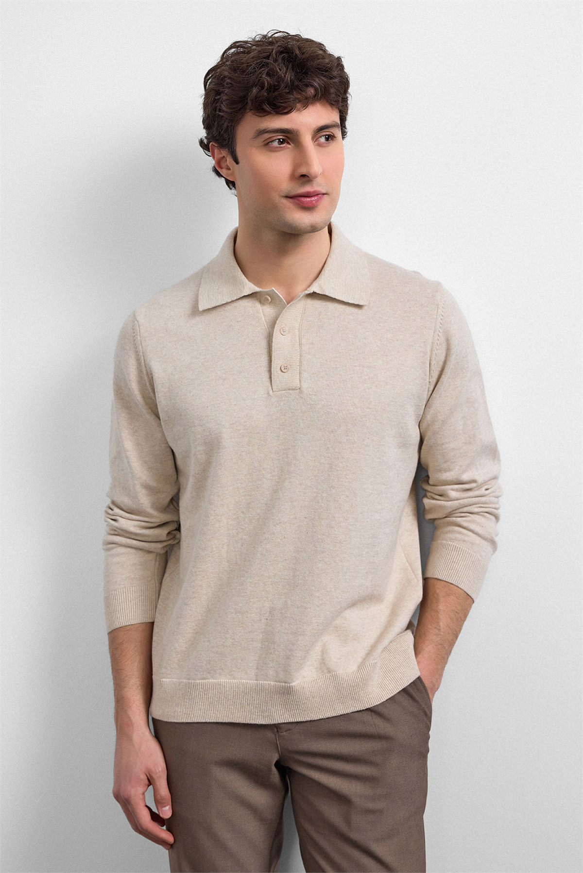 RELAXED FIT POLO YAKA TRIKO KAZAK