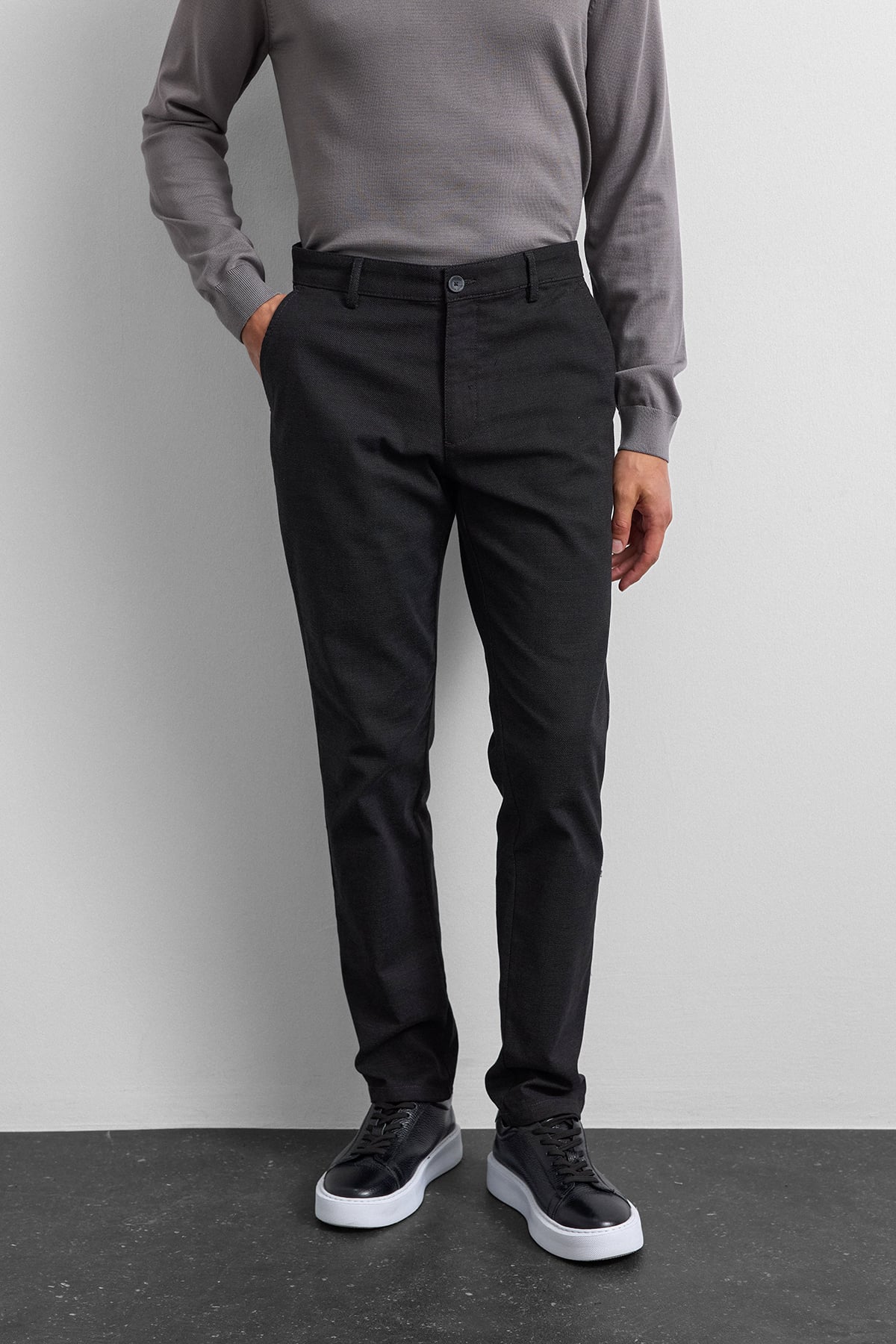 Siyah Chino Pantolon