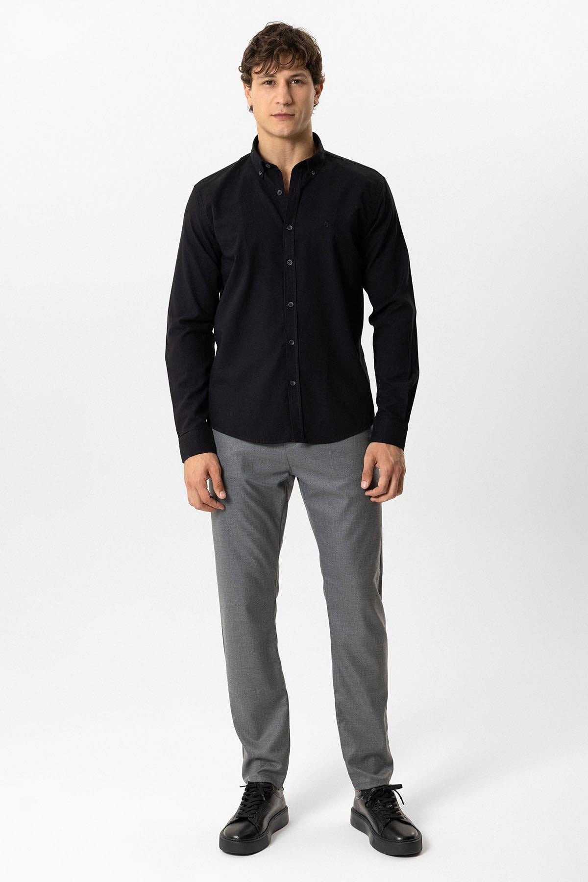 SLIM FIT CEPSİZ REGULAR GÖMLEK