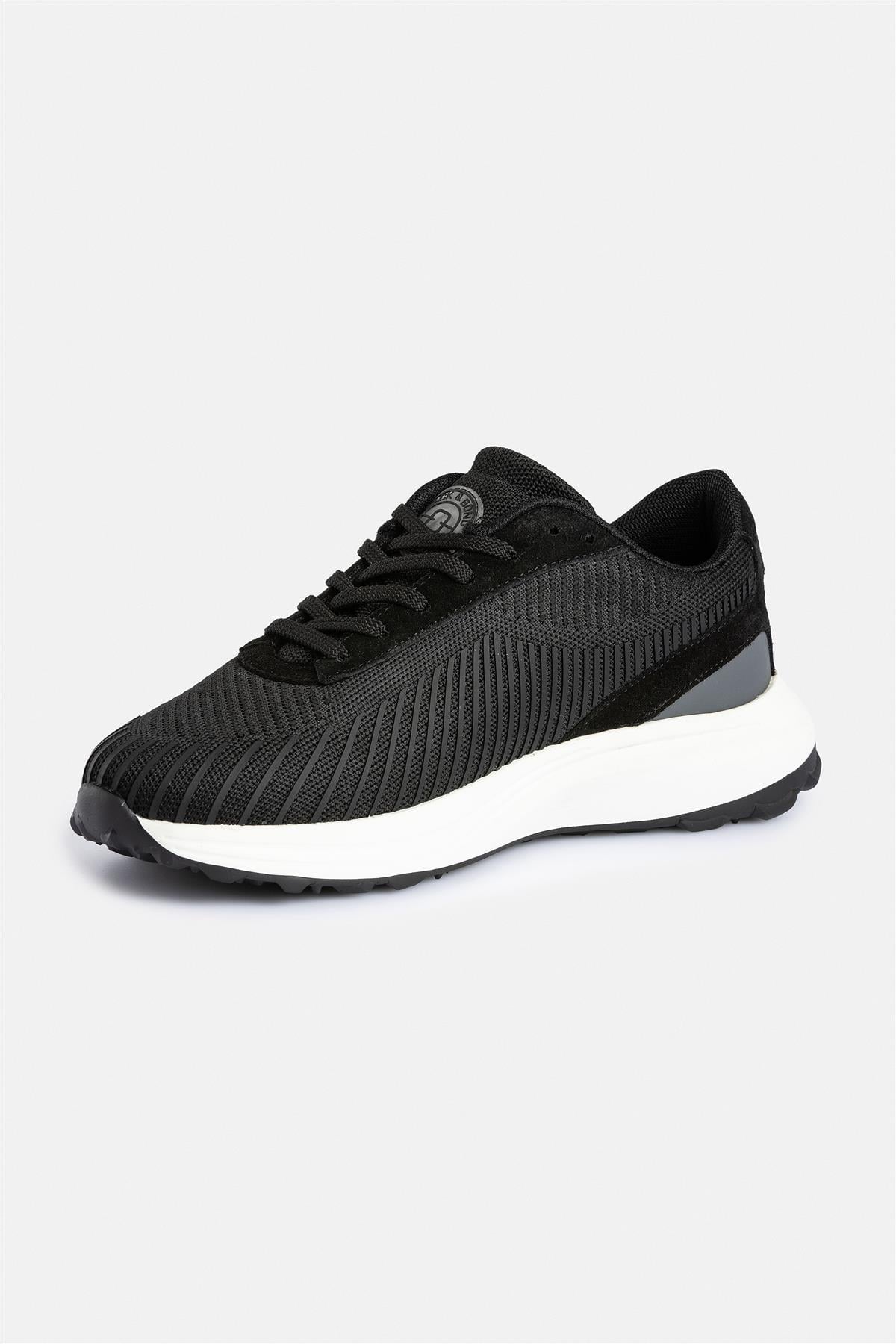 Termo Taban Siyah-Beyaz Sneaker Ayakkabı