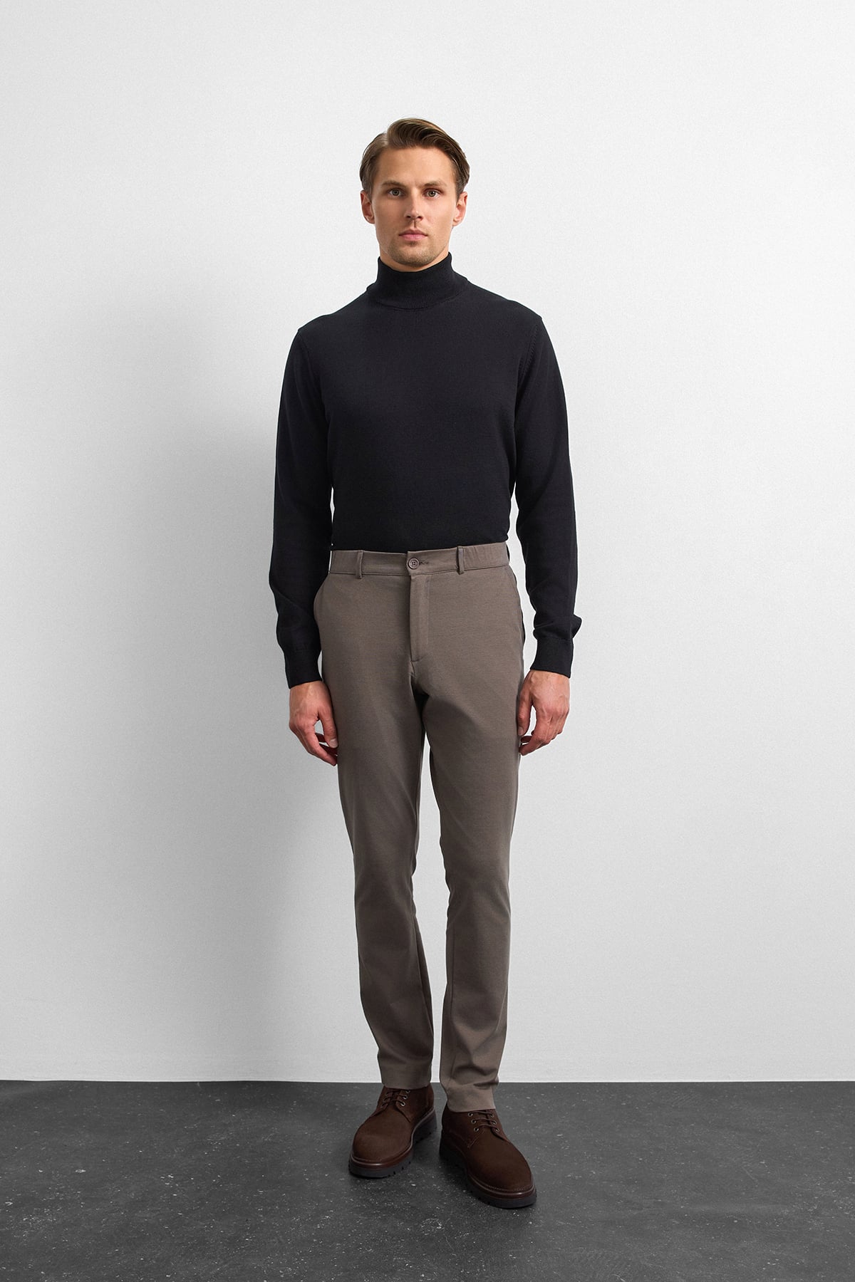 Vizon Slim Fit Örme Jogger Pantolon