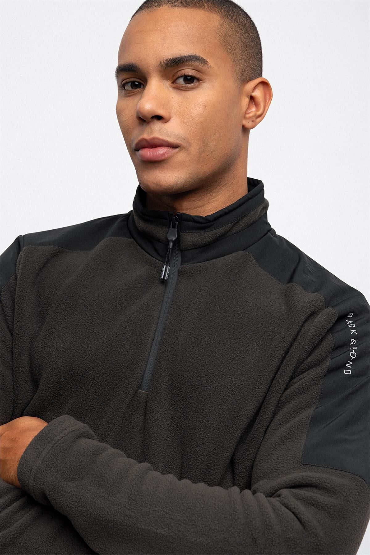YARIM FERMUARLI POLAR SWEAT