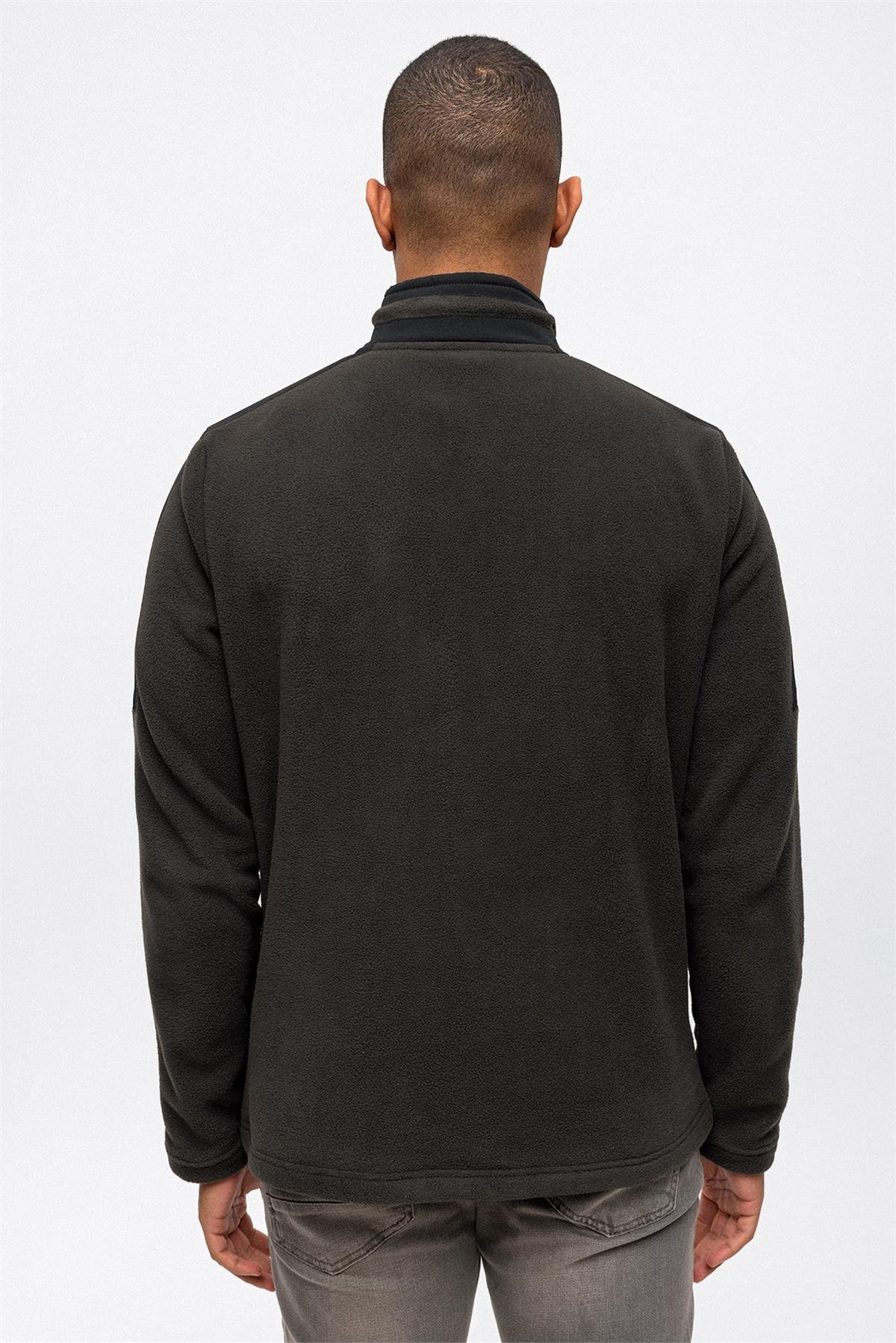 YARIM FERMUARLI POLAR SWEAT