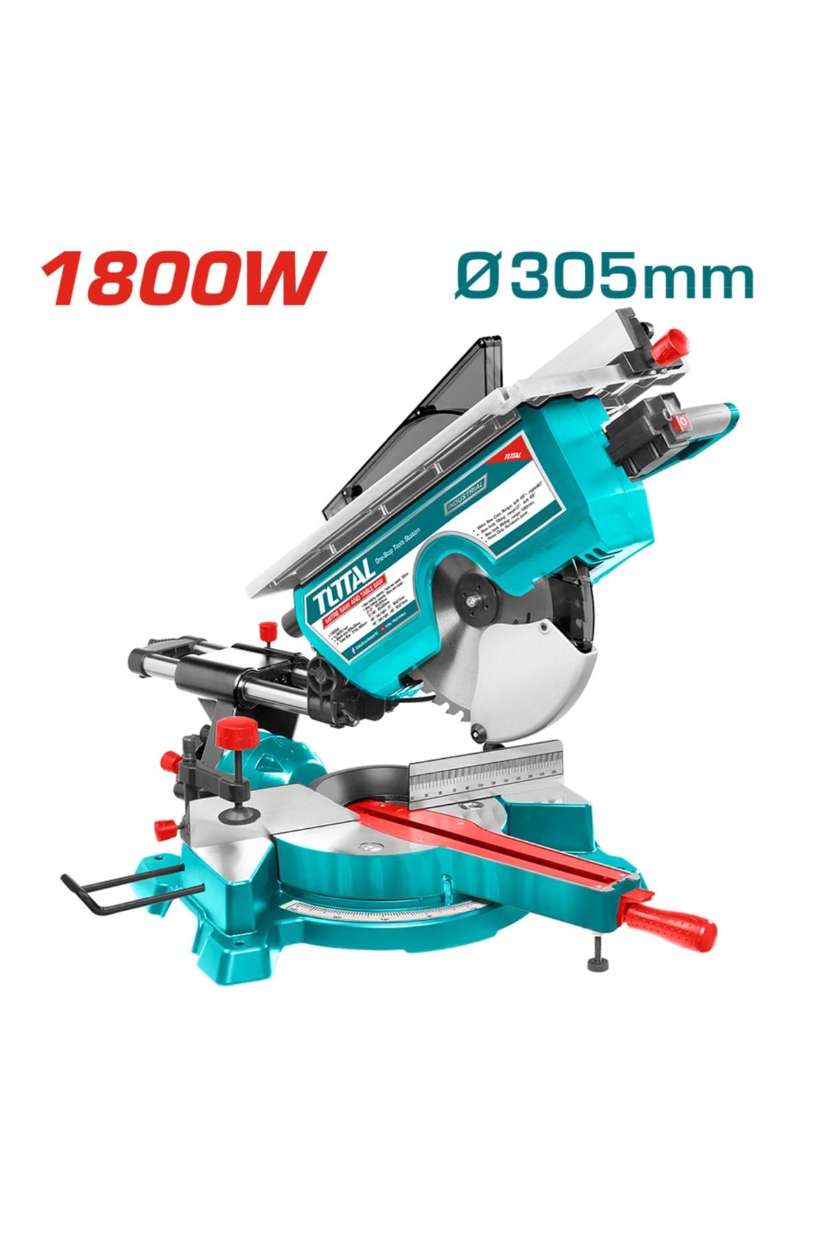 Total Üstten Tablalı Gönye Kesme Makinası 1800w 305 mm Tms43183051Haftanın FırsatlarıTOTALTOTALGÖNYEKESMETotal Üstten Tablalı Gönye Kesme Makinası 1800w 305 mm Tms43183051