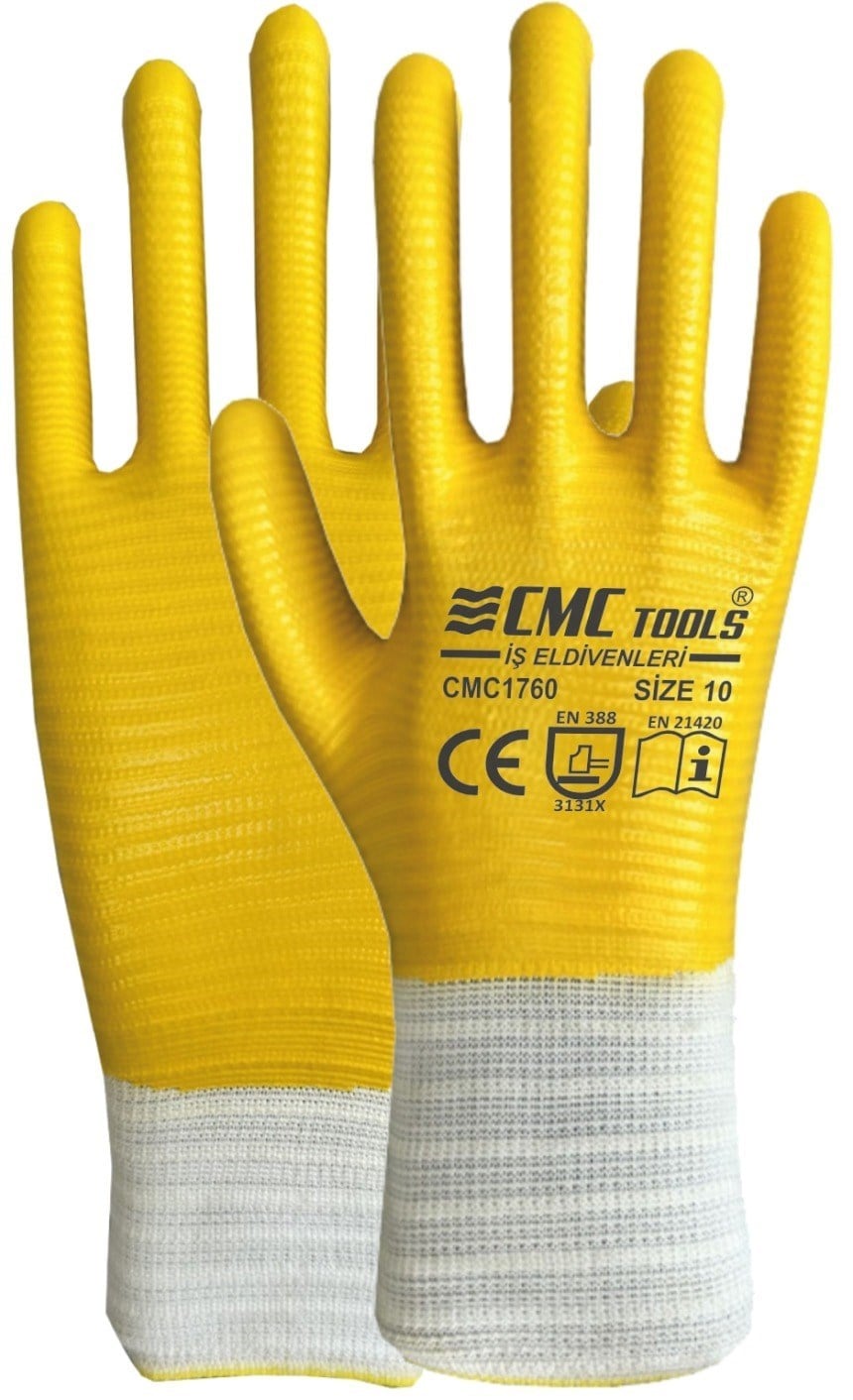 CMC 1760 FULL ZEBRA ELDİVEN SARI | 12 AdetİŞ SAĞLIĞI VE GÜVENLİĞİ EKİPMANLARICMCCMC1760-MAYCMC 1760 FULL ZEBRA ELDİVEN SARI | 12 Adet