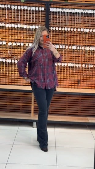 EKOSELİ BORDO GÖMLEK