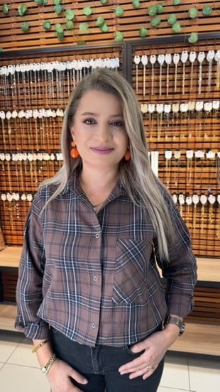 EKOSELİ KAHVE RENGİ GÖMLEK
