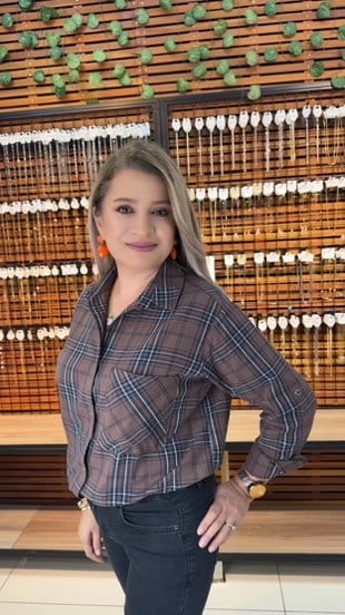 EKOSELİ KAHVE RENGİ GÖMLEK