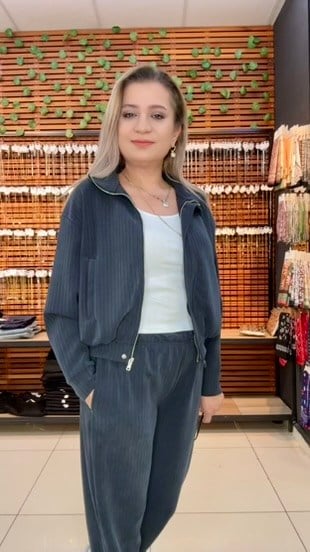 LACİVERT MODAL İKİLİ TAKIM