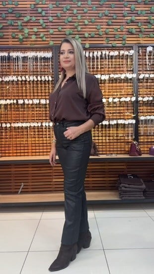 MUMLU SİYAH MOM JEAN 