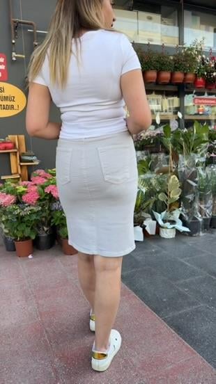 ŞEHİR BOY GRİ KOT ETEK